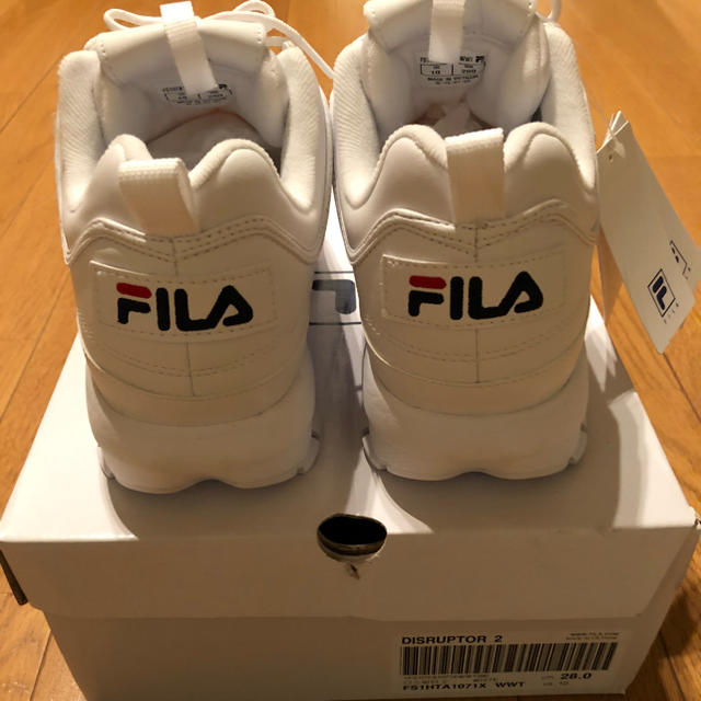 FILA(フィラ)のFILA 厚底スニーカー ホワイト 28cm フィラ  メンズの靴/シューズ(スニーカー)の商品写真