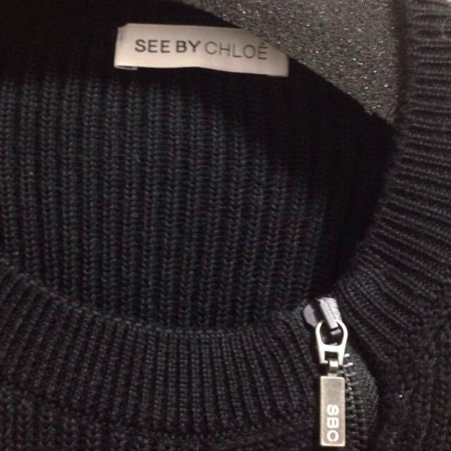 SEE BY CHLOE(シーバイクロエ)のSEE BY CHLOE ジップニット レディースのトップス(ニット/セーター)の商品写真