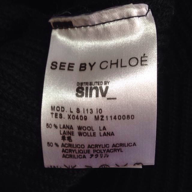 SEE BY CHLOE(シーバイクロエ)のSEE BY CHLOE ジップニット レディースのトップス(ニット/セーター)の商品写真