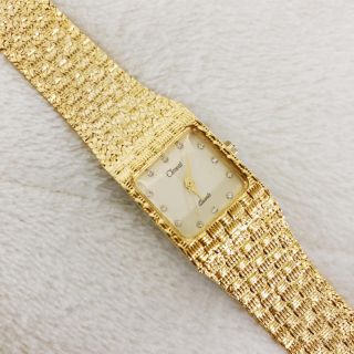 サンタモニカ(Santa Monica)のused  ＊  gold belt watch(腕時計)