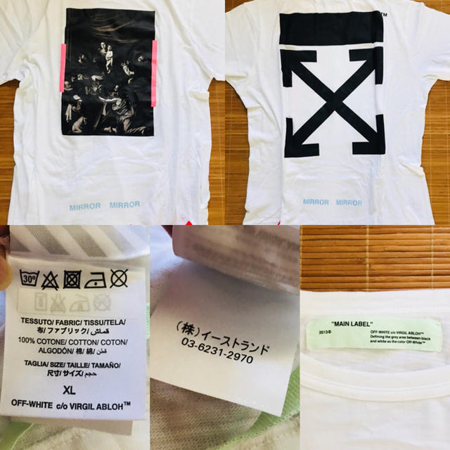 OFF-WHITE(オフホワイト)の新品タグ付 17AW Off-White CARAVAGGIO Tシャツ メンズのトップス(Tシャツ/カットソー(半袖/袖なし))の商品写真