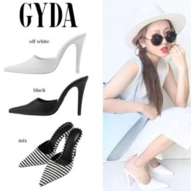GYDA(ジェイダ)のGYDA ポインテッドミュール ミックス レディースの靴/シューズ(ミュール)の商品写真