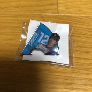 ホッカイドウニホンハムファイターズ(北海道日本ハムファイターズ)の日ハム 松本剛 ピンバッジ(スポーツ選手)