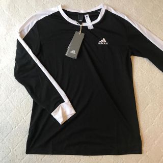 アディダス(adidas)のadidas 新品タグ付き Ｌ Ｔシャツ(Tシャツ(長袖/七分))