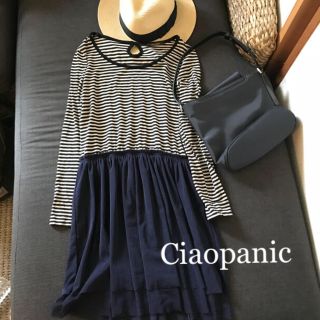 チャオパニック(Ciaopanic)のチャオパニック✨ボーダーワンピース✨レディース(ひざ丈ワンピース)