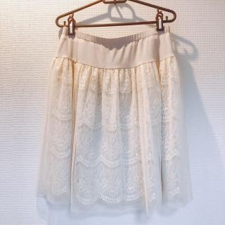 ローズティアラ(Rose Tiara)のRose Tiara☆ローズティアラ☆レース スカート42(ひざ丈スカート)