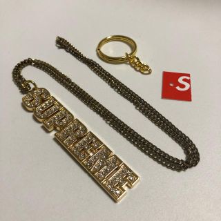 シュプリーム(Supreme)のSupreme Block Logo Keychain SNS話題ネックレス変更(キーホルダー)