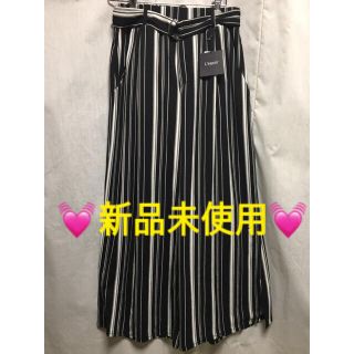 シマムラ(しまむら)の豆乳様専用❤️新品❤️定価以下❤️ストライプ ワイドパンツ しまむら(カジュアルパンツ)