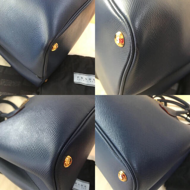 PRADA(プラダ)のプラダ PRADA サフィアーノ 2WAY ダブルバッグ B2756T   レディースのバッグ(ショルダーバッグ)の商品写真