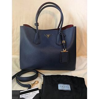 プラダ(PRADA)のプラダ PRADA サフィアーノ 2WAY ダブルバッグ B2756T  (ショルダーバッグ)