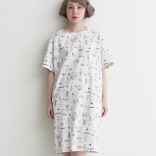 ドットアンドストライプスチャイルドウーマン(Dot&Stripes CHILDWOMAN)のドットアンドストライプス✳︎シーサイドワンピース(ひざ丈ワンピース)