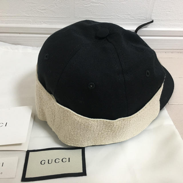 Gucci(グッチ)の【マイメロ様専用】S57 グッチ ベースボール  キャップ ヘアバンド付き メンズの帽子(キャップ)の商品写真