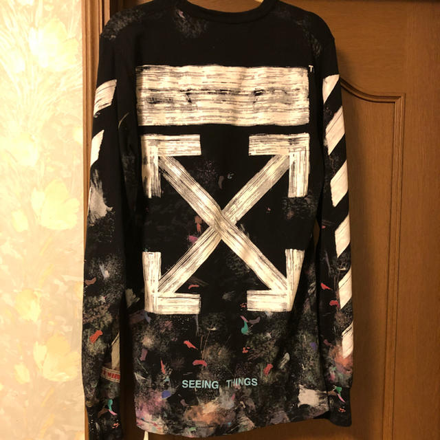 OFF-WHITE(オフホワイト)のoff-white オフホワイト Galaxy ロンT メンズのトップス(Tシャツ/カットソー(七分/長袖))の商品写真