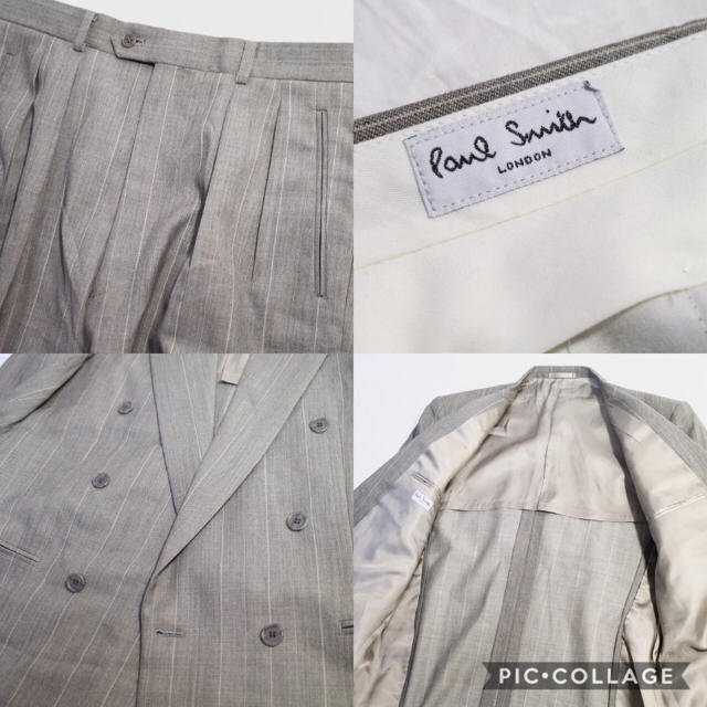 Paul Smith(ポールスミス)のPaul Smith LONDON ダブル セットアップ ピンストライプ メンズのスーツ(セットアップ)の商品写真