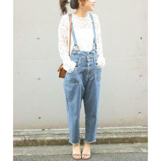 スピックアンドスパン(Spick & Span)のSOMETHING × Spick & Span 2018SS サロペット 今季(サロペット/オーバーオール)