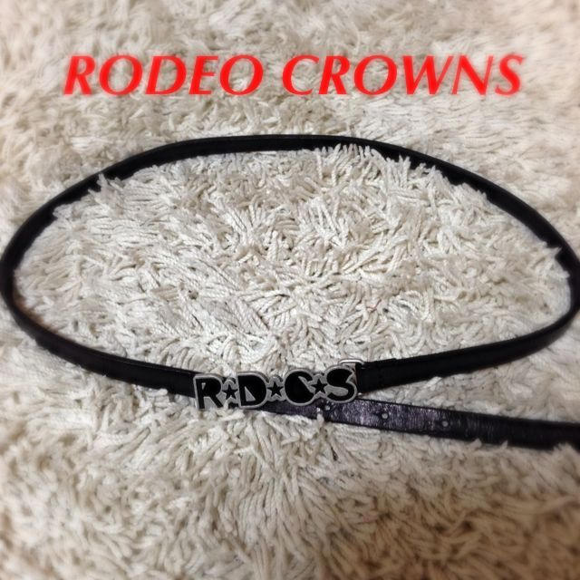 RODEO CROWNS(ロデオクラウンズ)のRODEO 細ベルト レディースのファッション小物(ベルト)の商品写真