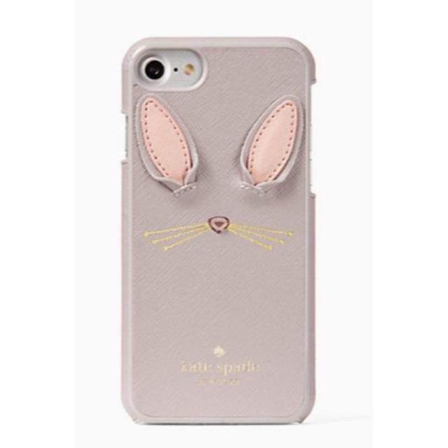 新品 kate spade うさぎ アップリケ iPhone