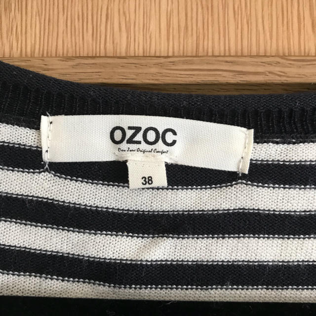 OZOC(オゾック)のOZOC ボーダー ニット セーター レディースのトップス(ニット/セーター)の商品写真