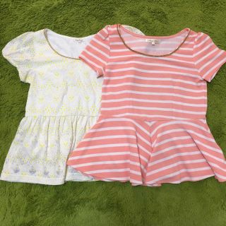 ロペピクニック(Rope' Picnic)のロペピクニック ペプラム トップス2枚セット(カットソー(半袖/袖なし))