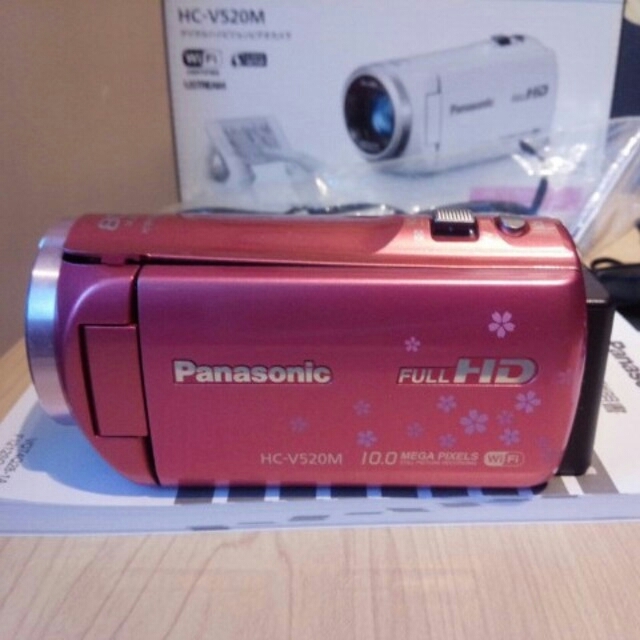 panasonic HC-V520M 希少桜柄ピンク ビデオカメラ パナソニック | www