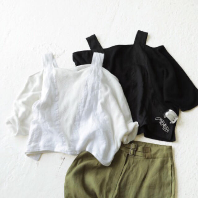 TODAYFUL(トゥデイフル)のブルックリン様専用！Offshoulder Combination TOPS  レディースのトップス(カットソー(半袖/袖なし))の商品写真