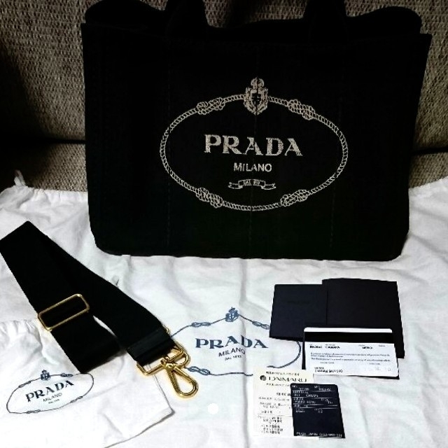 新作人気モデル 【※お値下げ※】PRADA♡プラダ♡カナパ トートバッグ