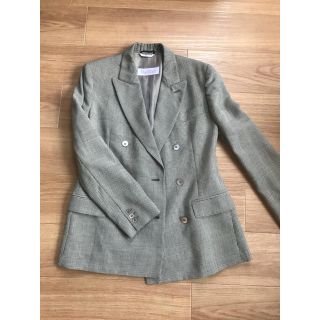 マックスマーラ(Max Mara)のkalma購入 vintage MaxMara グレンチェックジャケット(テーラードジャケット)