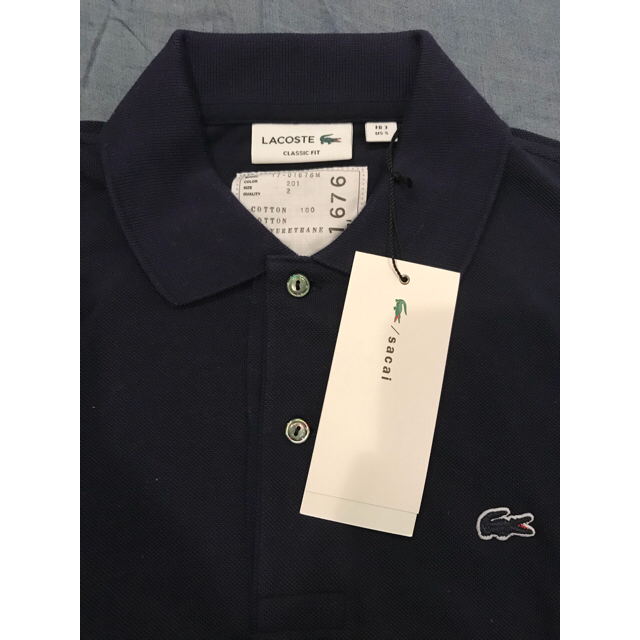 sacai - Sacai×Lacoste コラボポロシャツの通販 by MS's shop|サカイ