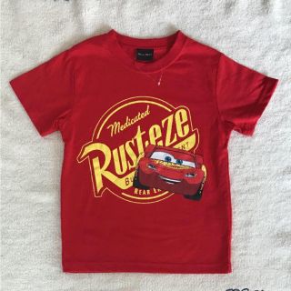 ディズニー(Disney)の新品◇ディズニー ピクサー カーズ 半袖 Tシャツ 男の子 キッズ 120 赤(Tシャツ/カットソー)