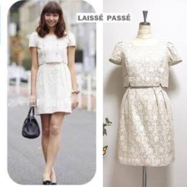 LAISSE PASSE(レッセパッセ)のレッセパッセ  新品 ワンピース  レディースのワンピース(ひざ丈ワンピース)の商品写真