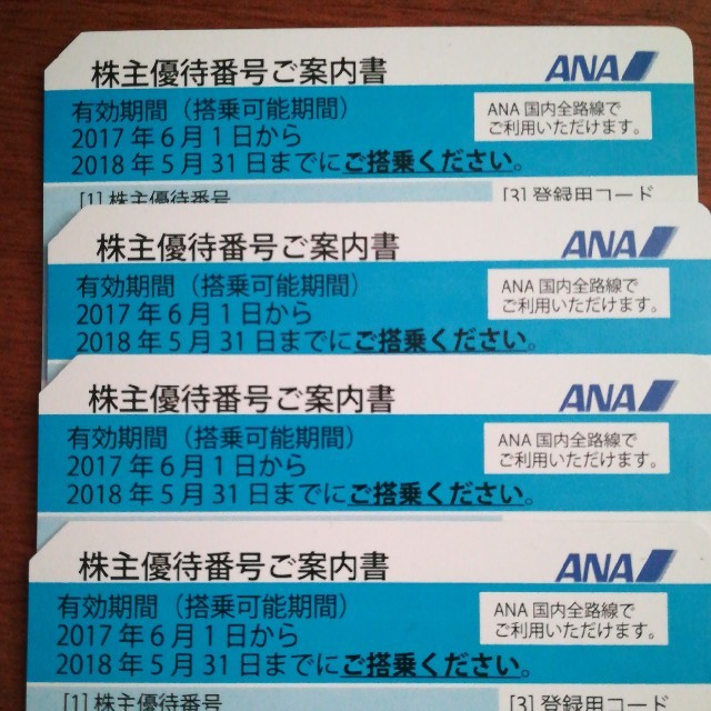 株主優待券　ana チケットの優待券/割引券(その他)の商品写真