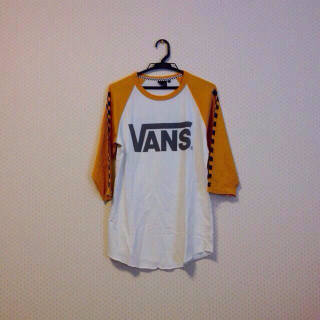 VANS(ヴァンズ)の古着/VANS ラグランTシャツ レディースのトップス(Tシャツ(長袖/七分))の商品写真