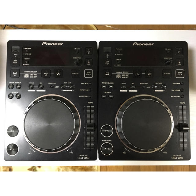 Pioneer(パイオニア)の本日終了します！！Pioneer CDJ350 2台セット‼︎ 楽器のDJ機器(CDJ)の商品写真