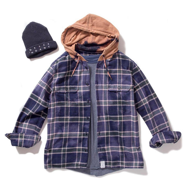 W)taps(ダブルタップス)のDESCENDANT SPICOLI/HOODED LS SHIRT  S メンズのトップス(パーカー)の商品写真