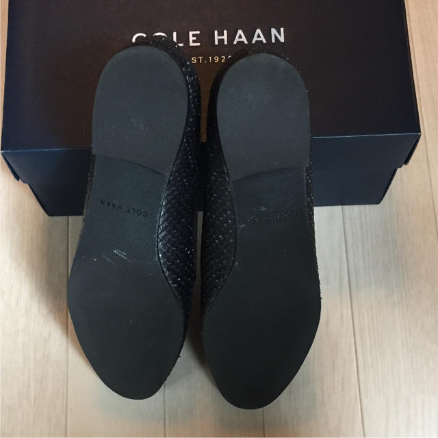 Cole Haan(コールハーン)のCOLE HAAN コールハーン新品スリッポンパンプスローファー36 23cm黒 レディースの靴/シューズ(ハイヒール/パンプス)の商品写真