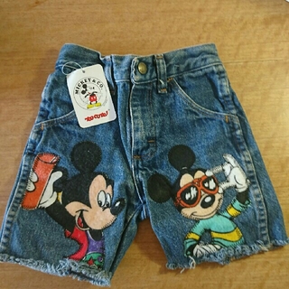 ディズニー(Disney)のキッズ ミッキーマウス デニムパンツ(パンツ/スパッツ)