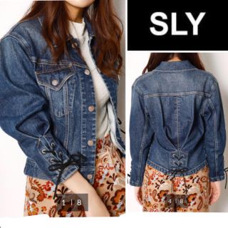 スライ(SLY)のSLY  レースアップ Gジャン(Gジャン/デニムジャケット)