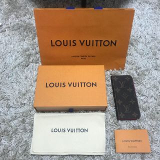 ルイヴィトン(LOUIS VUITTON)のiPhone7スマホケース【難ありの為お安くお譲り！】(財布)