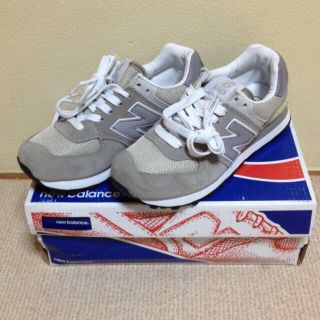 ニューバランス(New Balance)のnew balance/574＊グレー(スニーカー)