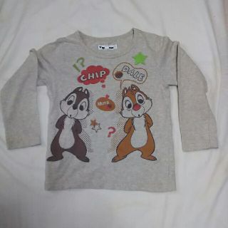 ディズニー(Disney)のディズニー チップとデール 長袖 Tシャツ 110cm(Tシャツ/カットソー)