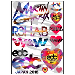 EDC♡2日目②タトゥーシール♡A5(音楽フェス)