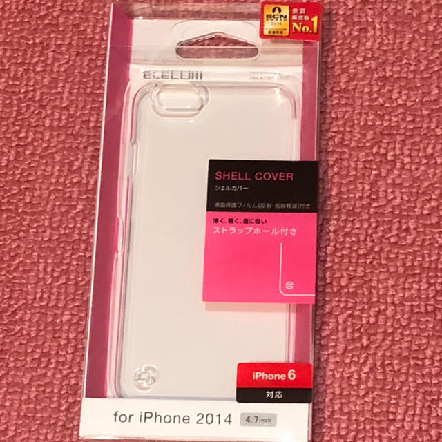 ELECOM(エレコム)のiPhone6S iPhone6 ケース エレコム クリア 保護フィルム付き スマホ/家電/カメラのスマホアクセサリー(iPhoneケース)の商品写真