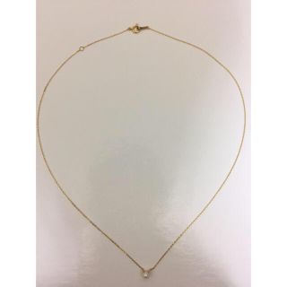 エテ(ete)の最終値下げ✨早い者勝ち‼️💖ete 18K ゴールドネックレス 白パール💖(ネックレス)