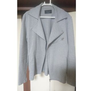 ザラ(ZARA)の新品 タグ付き スウェット ライダース (ライダースジャケット)