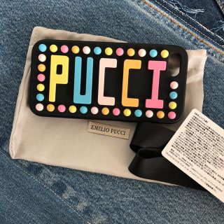 エミリオプッチ(EMILIO PUCCI)のエミリオプッチ iphone7 ケース ブラック(iPhoneケース)