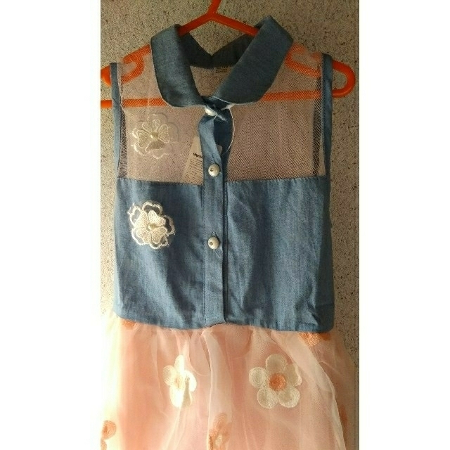 新品 ワンピース140 キッズ/ベビー/マタニティのキッズ服女の子用(90cm~)(ワンピース)の商品写真