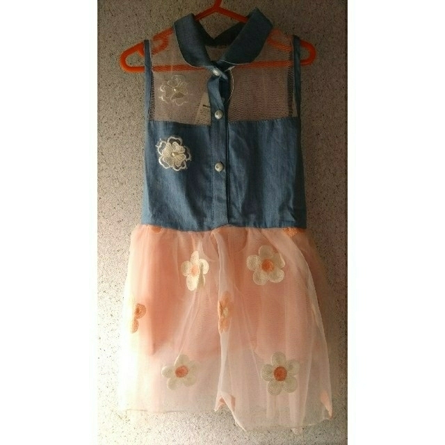 新品 ワンピース140 キッズ/ベビー/マタニティのキッズ服女の子用(90cm~)(ワンピース)の商品写真