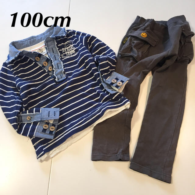 JUNK STORE(ジャンクストアー)の男の子コーデ 100cm キッズ/ベビー/マタニティのキッズ服男の子用(90cm~)(パンツ/スパッツ)の商品写真