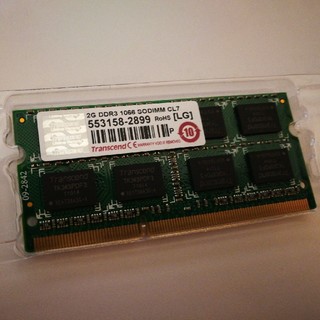 Transcend 2GBメモリ DDR3 1066(PCパーツ)