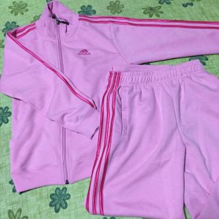 アディダス(adidas)のaddidasジャージ pink(ルームウェア)